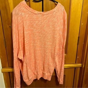 Anthropologie pink long sleeved shirt